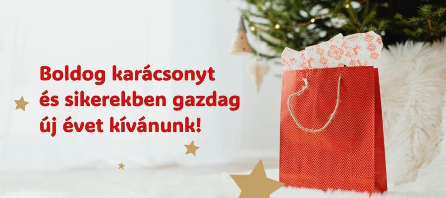 Boldog Karácsonyt és sikerekben gazdag új évet kívánunk!